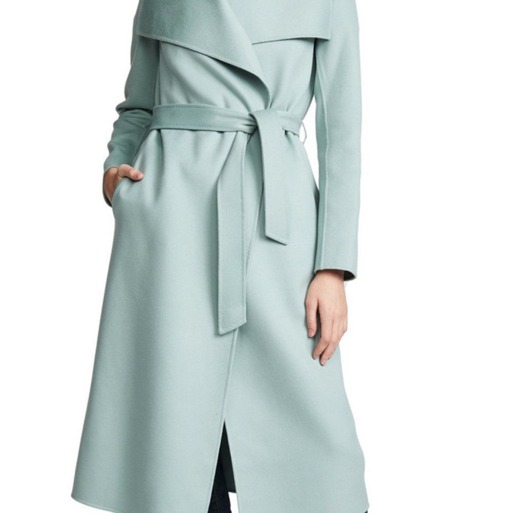 MACKAGE MAI Sz M Sea - Luxury Wool Coat for Women